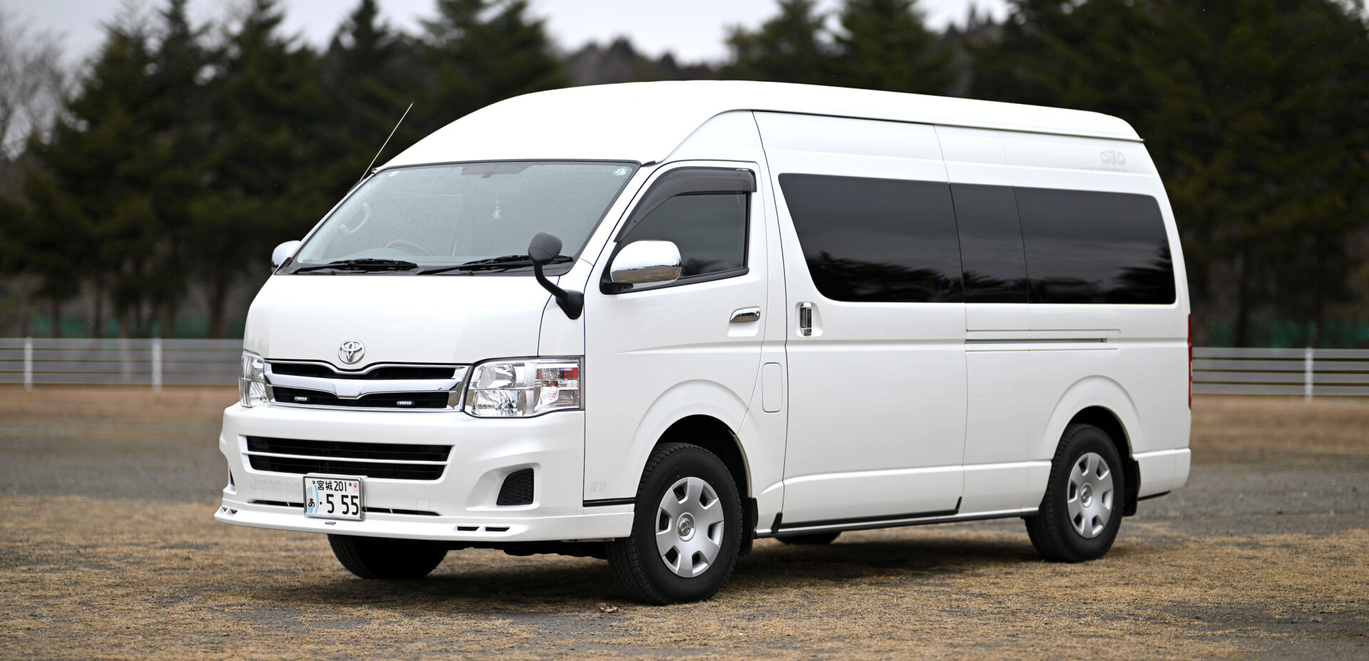 翔礼交通 飛龍 ハイエース MOBILE-DRAGON #555 車体左斜面